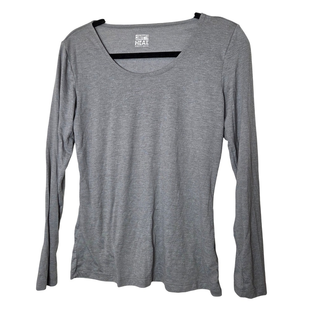 Gray Base Layer Cold Weather long sleeve 32 degrees size large